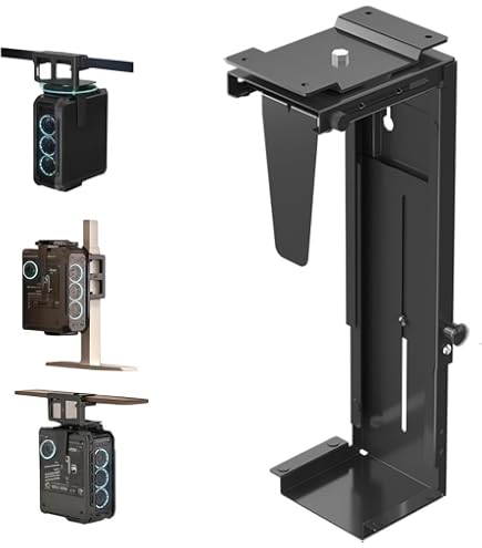 Amazon.co.jp: CPUスタンド 吊り下げ デスク下cpuホルダー PC吊り下げ